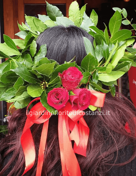 Coroncina di alloro per laurea